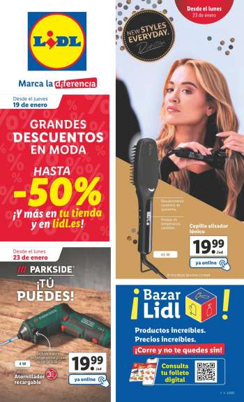 Folleto actual Lidl - 19/01/23 - 25/01/23.