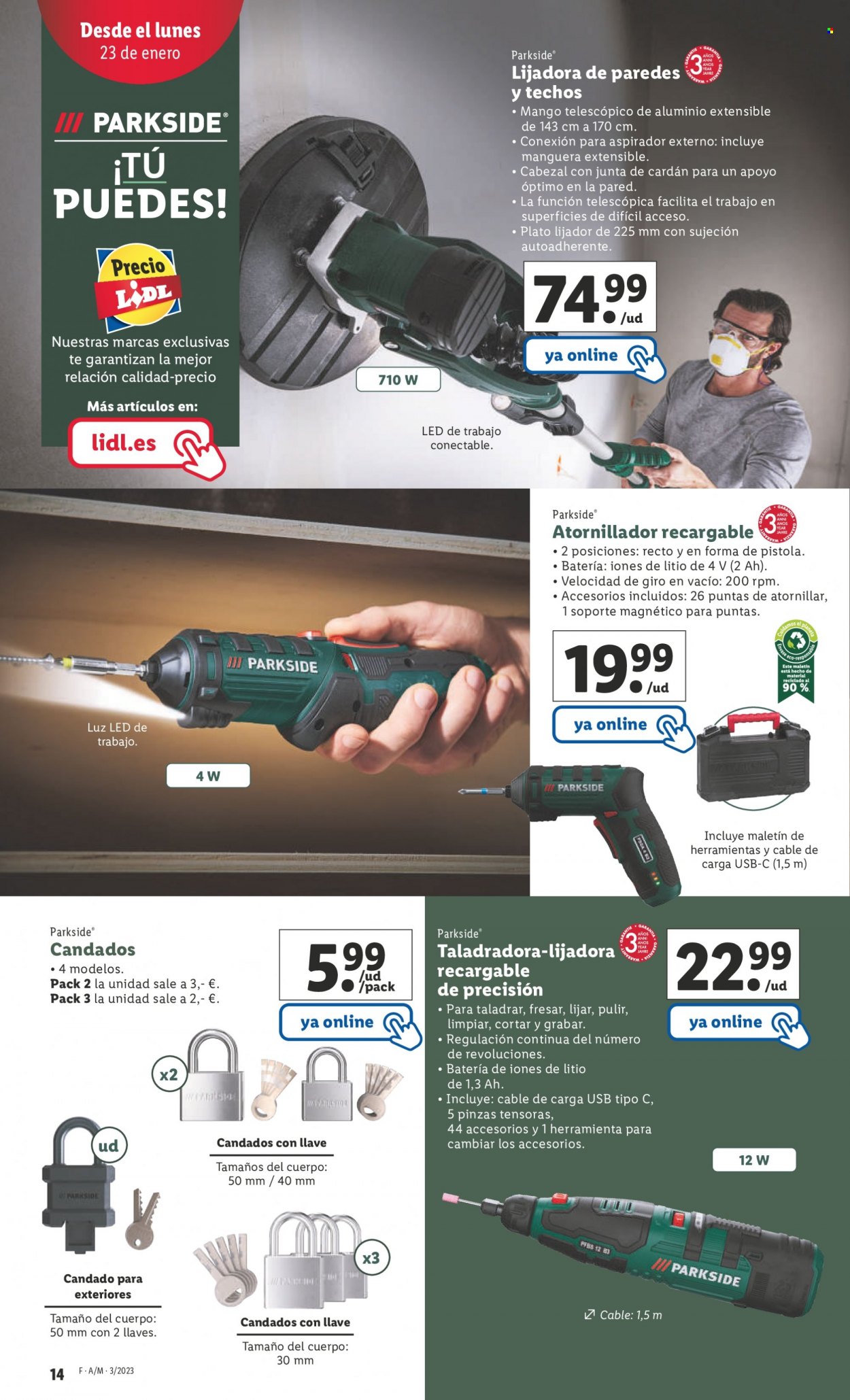 Folleto Lidl - 19/01/23 - 25/01/23. Página 14