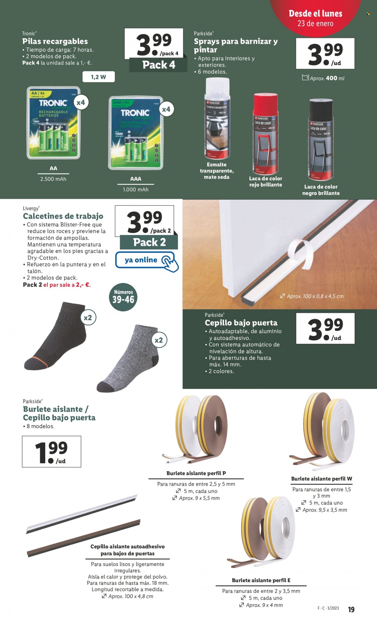 Folleto Lidl - 19/01/23 - 25/01/23. Página 19