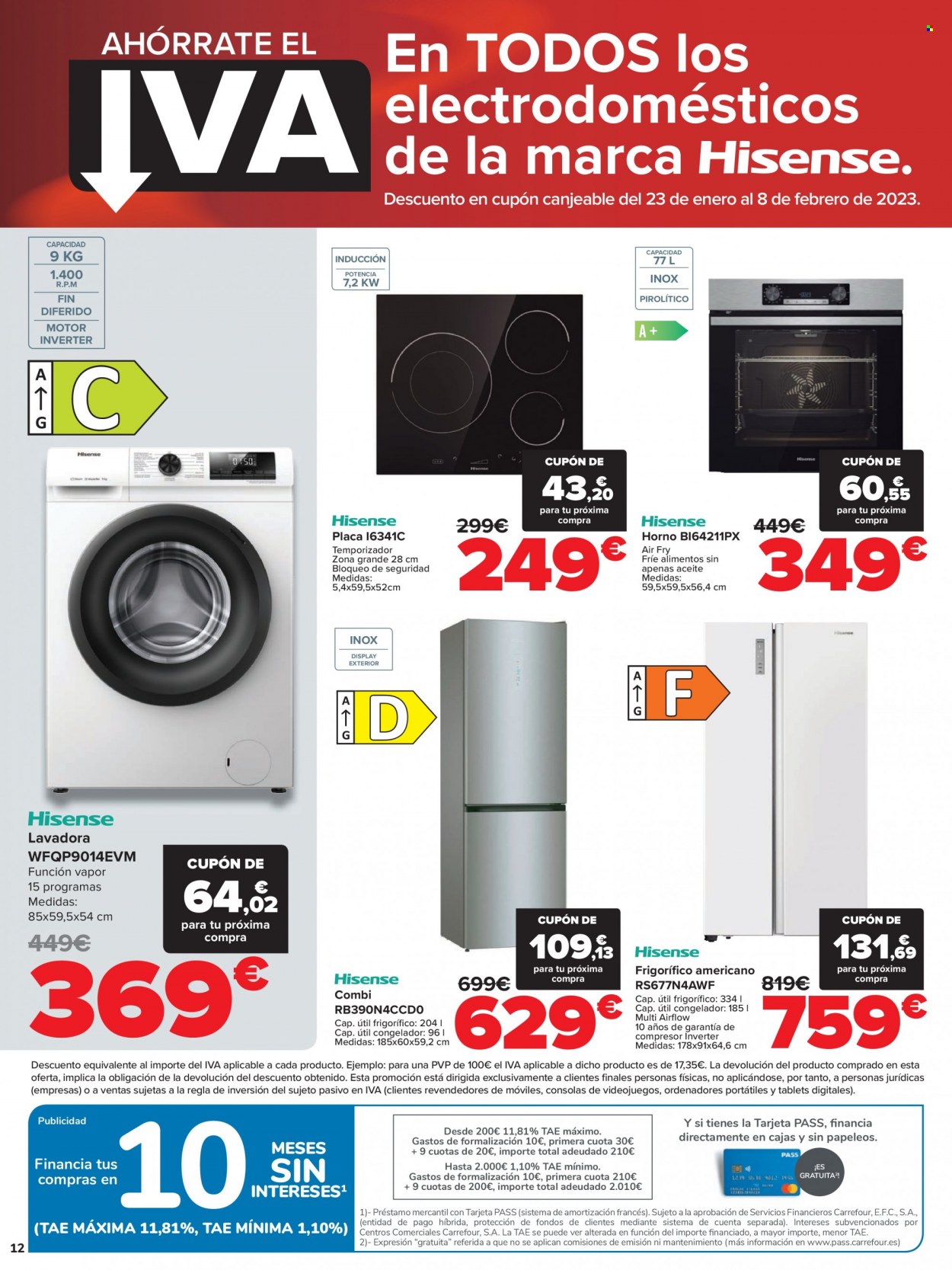 Folleto Carrefour - 12/01/23 - 22/01/23. Página 12
