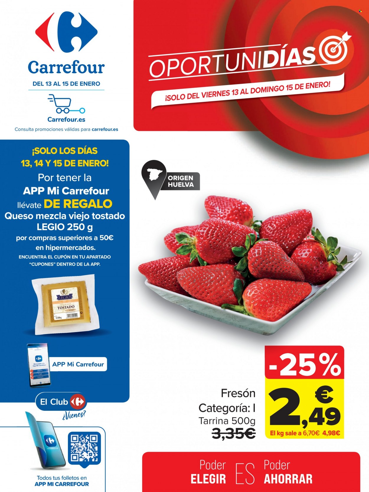 Folleto Carrefour - 13/01/23 - 15/01/23. Página 1