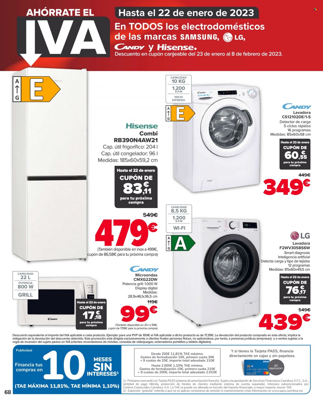 Folleto Carrefour - 17/01/23 - 26/01/23. Página 68