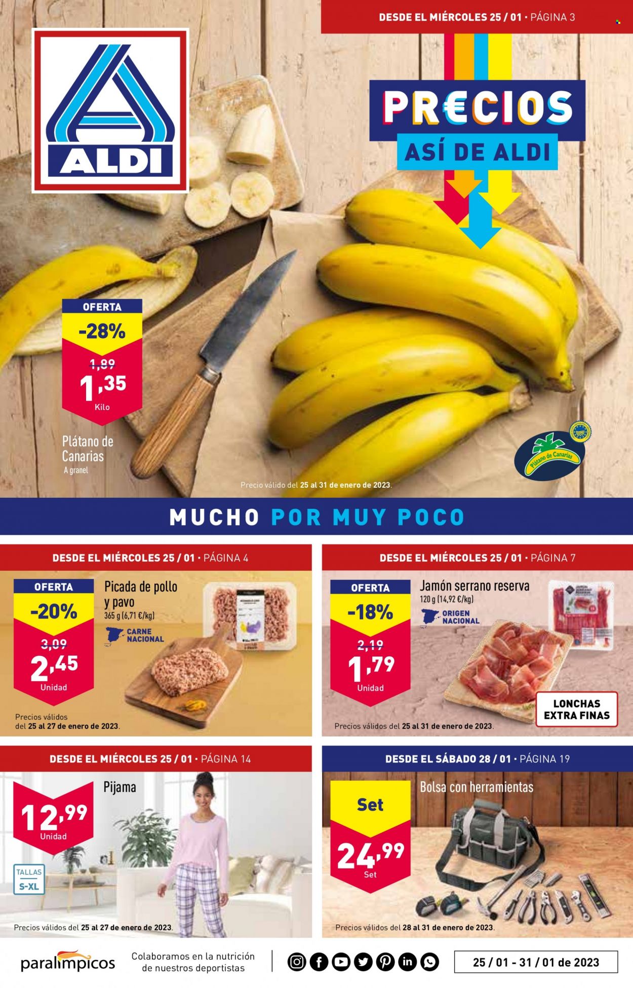 Folleto Aldi - 25/01/23 - 31/01/23. Página 1