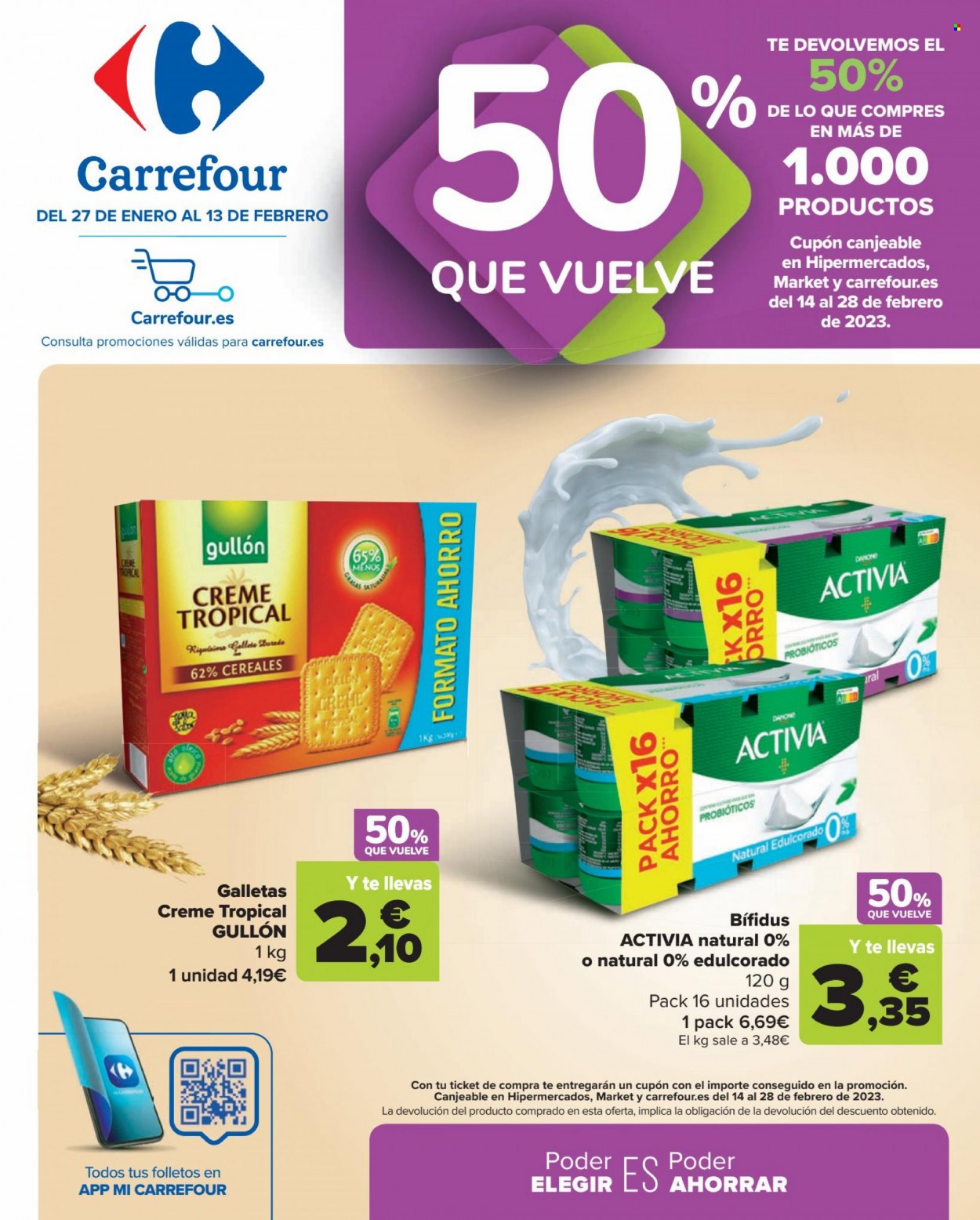 Folleto Carrefour - 27/01/23 - 13/02/23. Página 1
