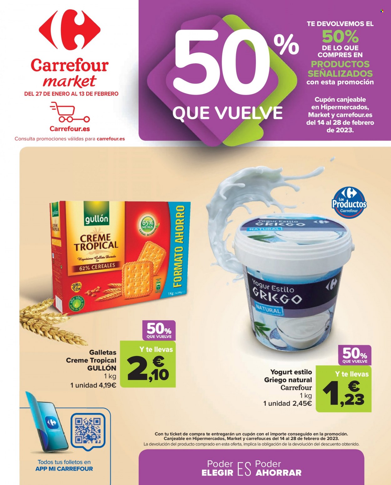 Folleto Carrefour - 27/01/23 - 13/02/23. Página 1