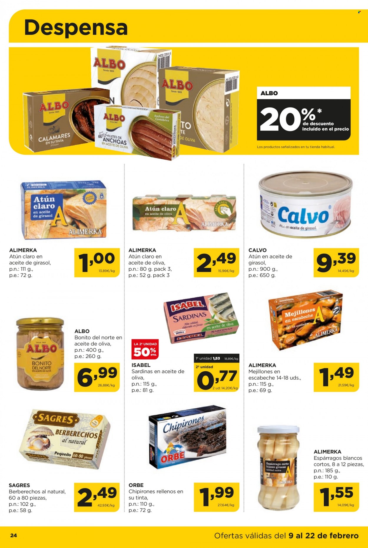 Folleto Alimerka - 09/02/23 - 22/02/23. Página 24