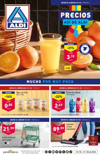 Folleto actual Aldi - 15/02/23 - 21/02/23.