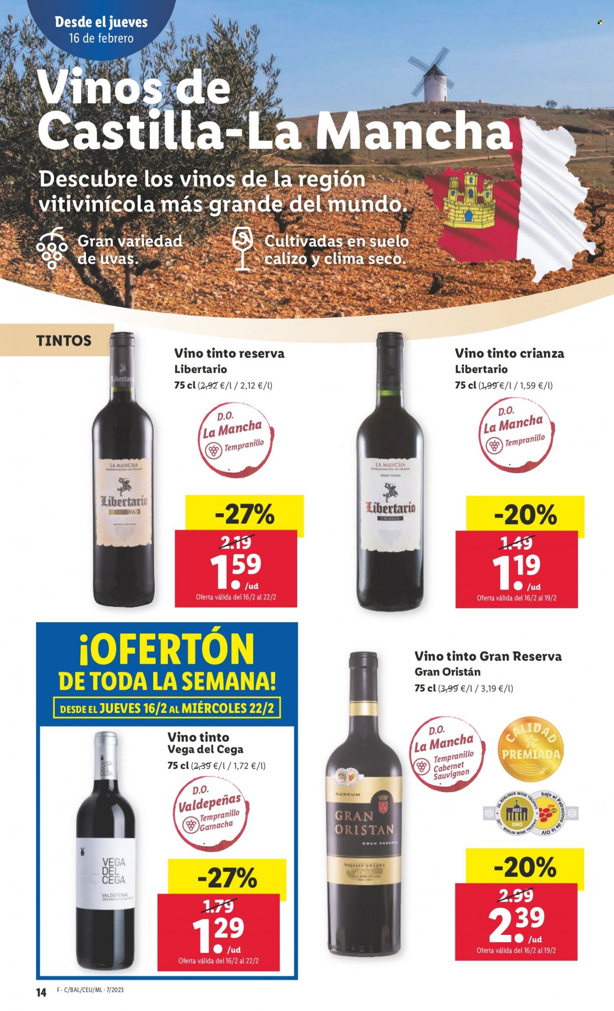 Folleto Lidl - 16/02/23 - 22/02/23. Página 14