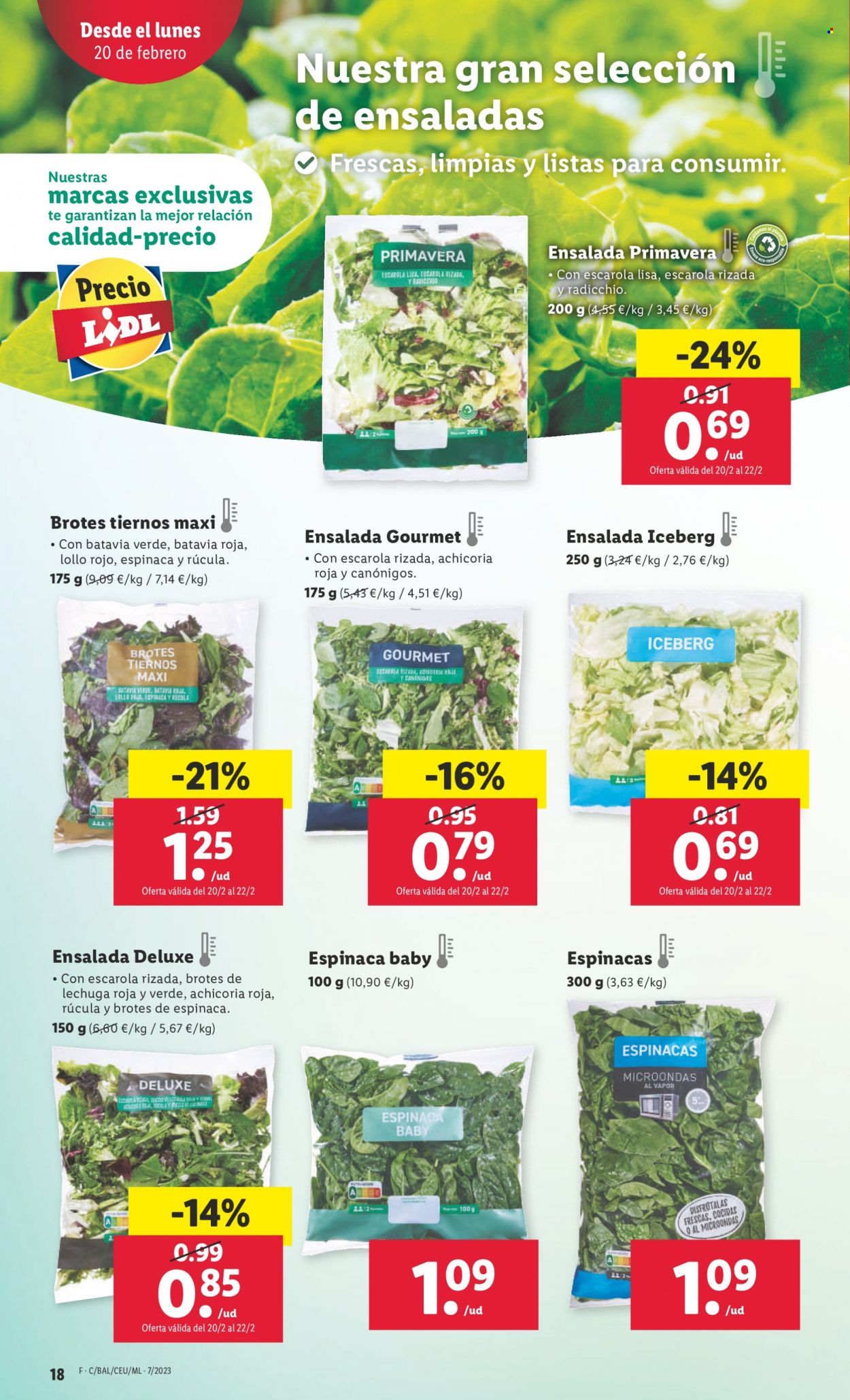 Folleto Lidl - 16/02/23 - 22/02/23. Página 18