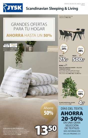Folleto actual JYSK - 09/02/23 - 08/03/23.