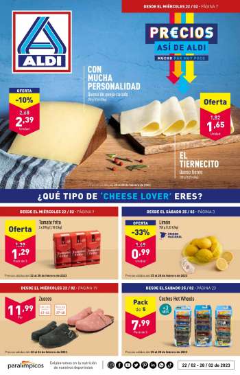 Folheto Aldi - 22.2.2023 - 28.2.2023.