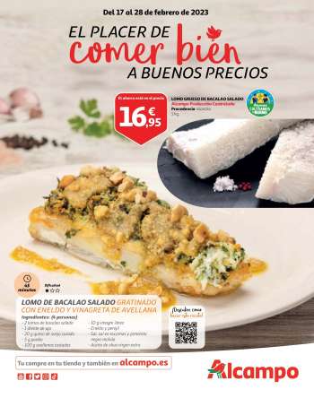 Folleto actual Alcampo - 17/02/23 - 28/02/23.