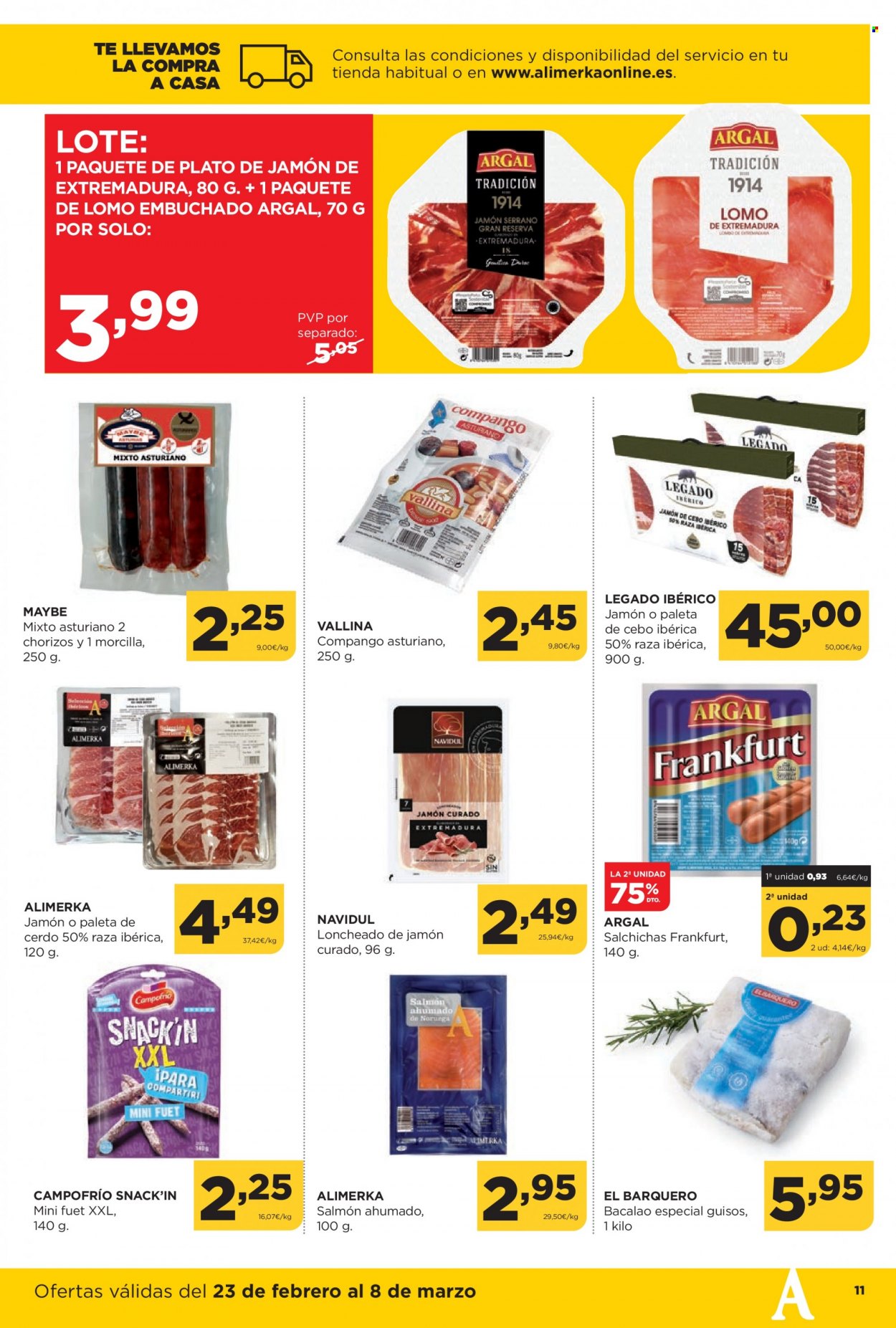 Folleto Alimerka - 23/02/23 - 08/03/23. Página 11
