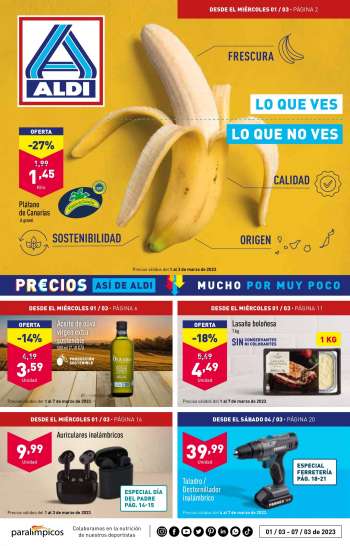 Folleto actual Aldi - 01/03/23 - 07/03/23.