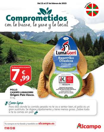 Folleto actual Alcampo - 21/02/23 - 27/02/23.