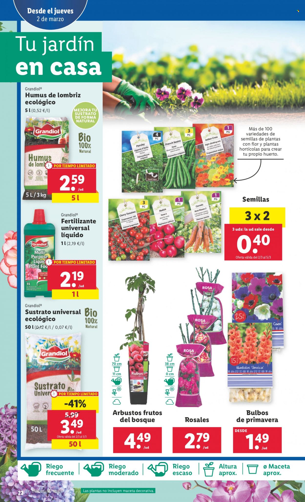 Folleto Lidl - 02/03/23 - 08/03/23. Página 22