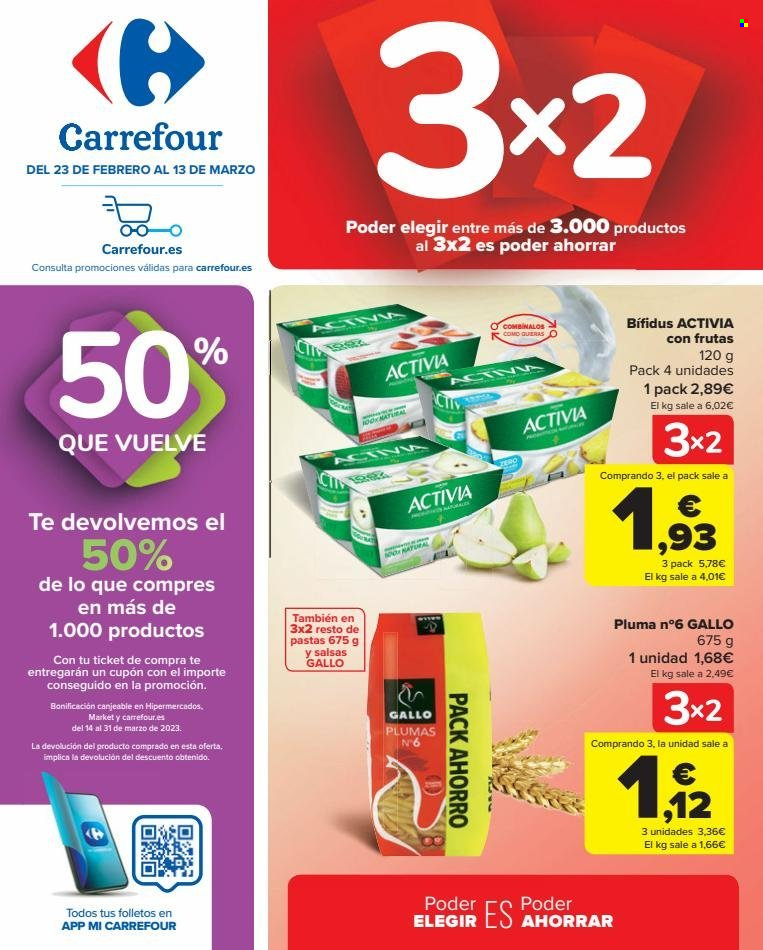 Folleto Carrefour - 23/02/23 - 13/03/23. Página 1