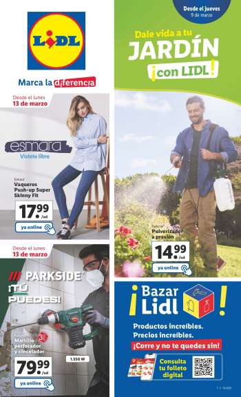 Folleto actual Lidl - 09/03/23 - 15/03/23.