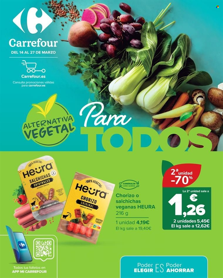Folleto Carrefour - 14/03/23 - 27/03/23. Página 1