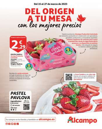 Folleto actual Alcampo - 15/03/23 - 27/03/23.