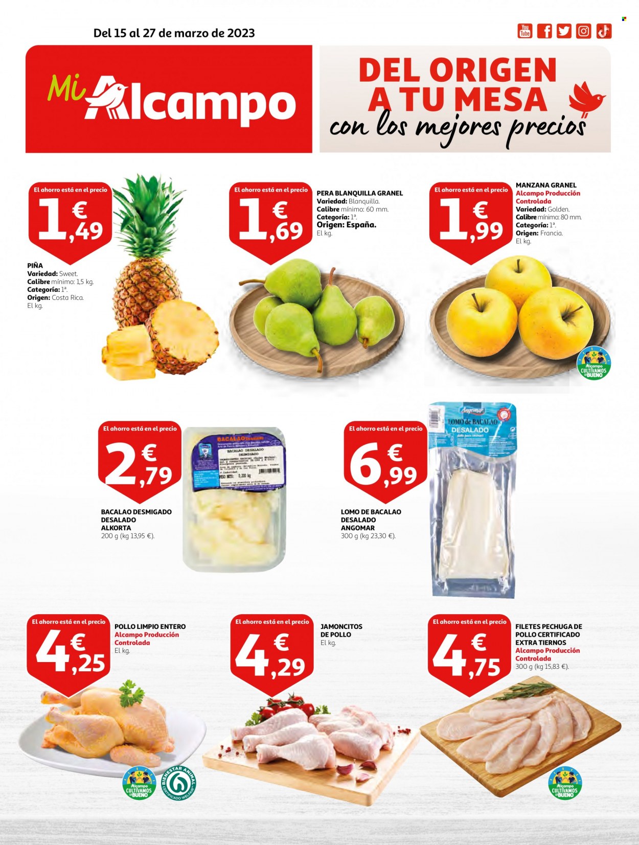 Folleto Alcampo - 15/03/23 - 27/03/23. Página 1