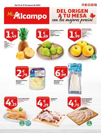 Folleto actual Alcampo - 15/03/23 - 27/03/23.