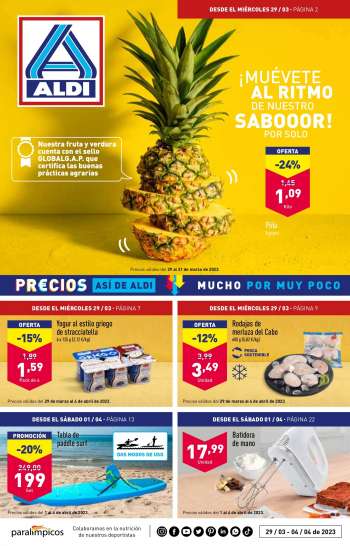 Folleto actual Aldi - 29/03/23 - 04/04/23.