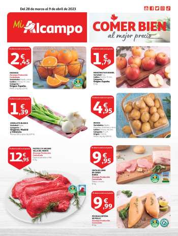 Folleto actual Alcampo - 28/03/23 - 09/04/23.