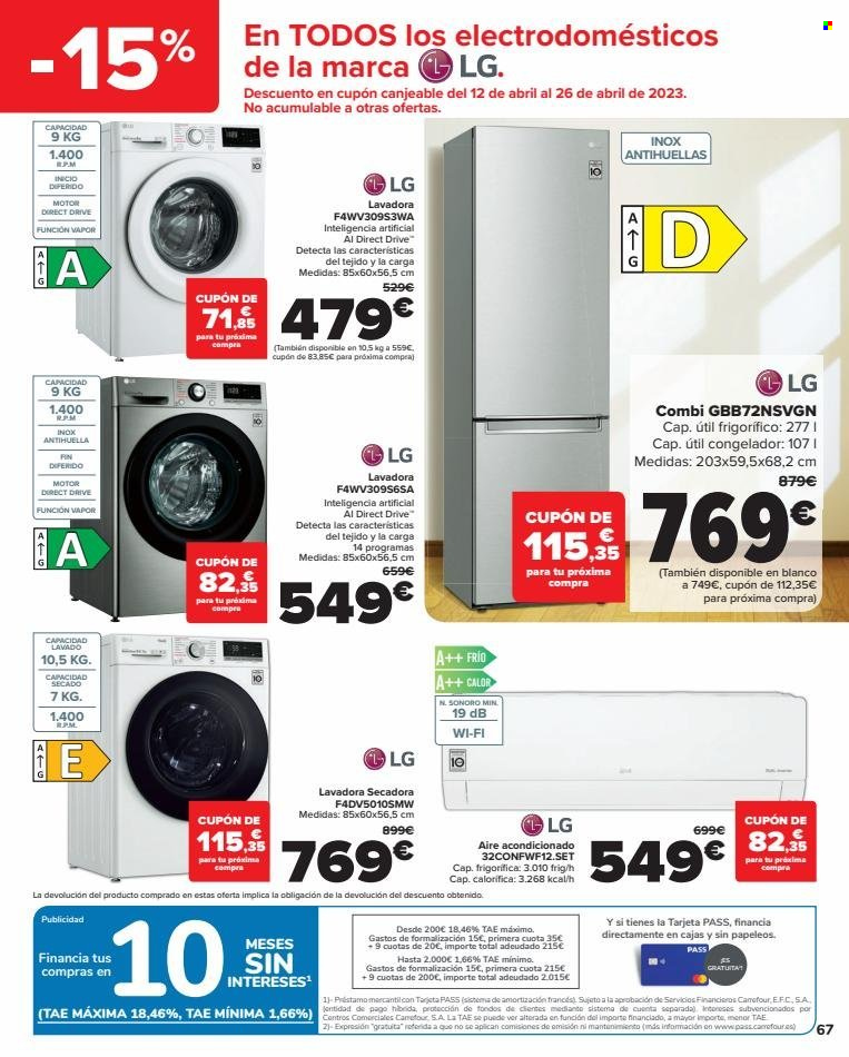 Folleto Carrefour - 28/03/23 - 11/04/23. Página 67