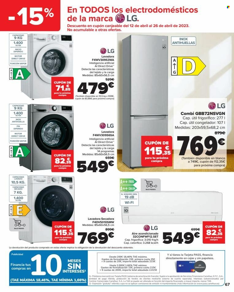 Folleto Carrefour - 28/03/23 - 11/04/23. Página 67
