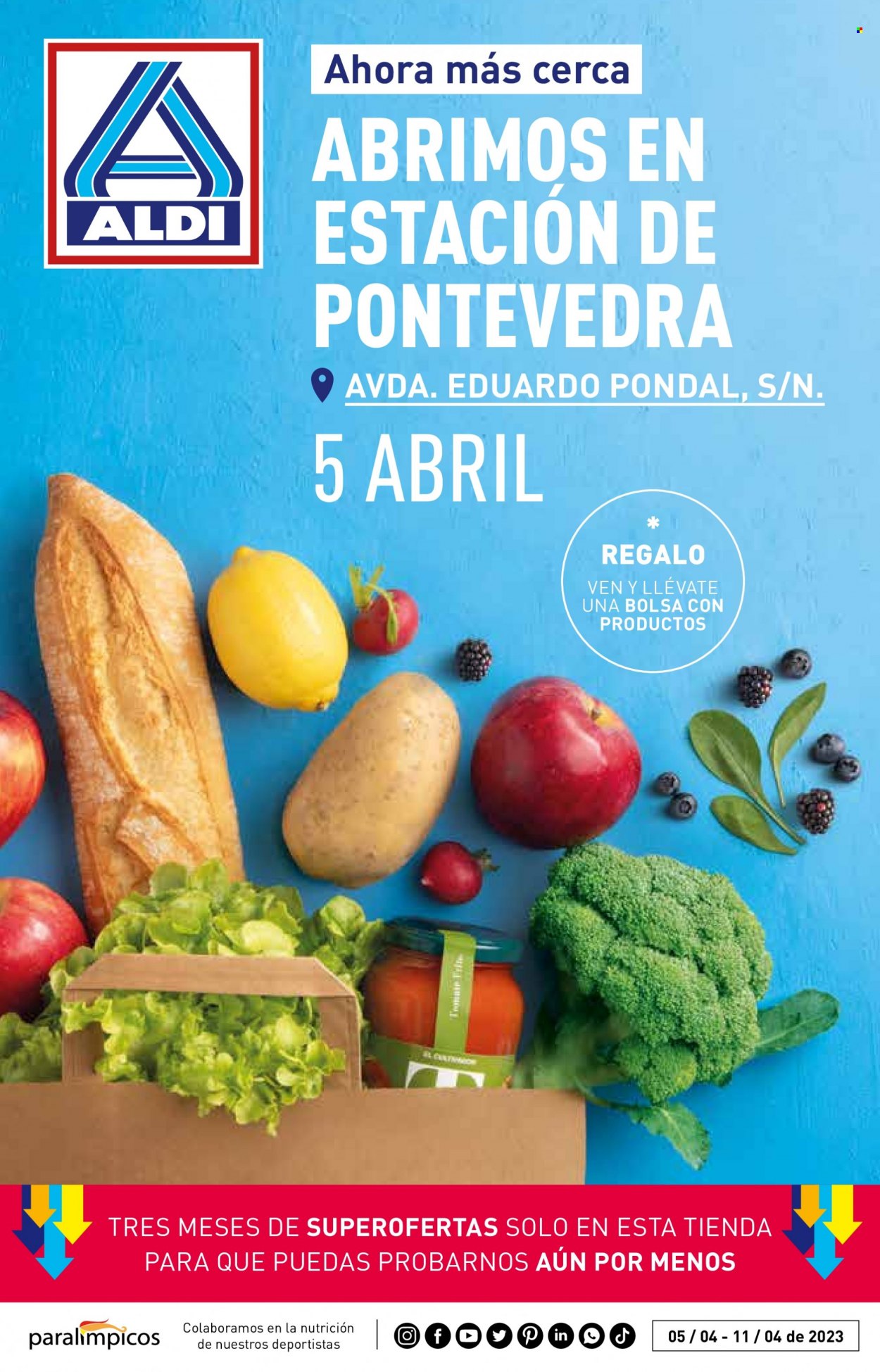 Folleto Aldi - 05/04/23 - 11/04/23. Página 1