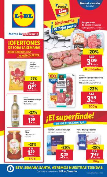 Folleto actual Lidl - 05/04/23 - 12/04/23.
