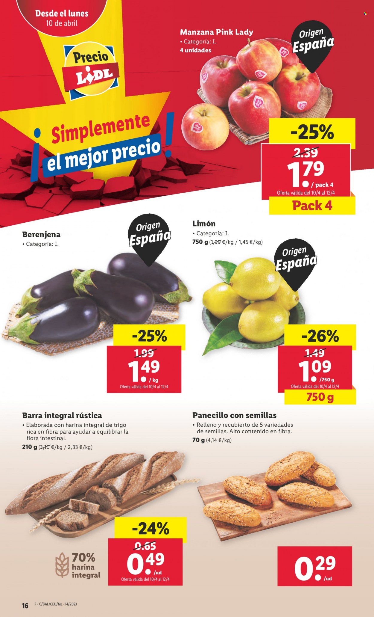 Folleto Lidl - 05/04/23 - 12/04/23. Página 16