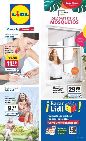 Folleto actual Lidl - 05/04/23 - 12/04/23.