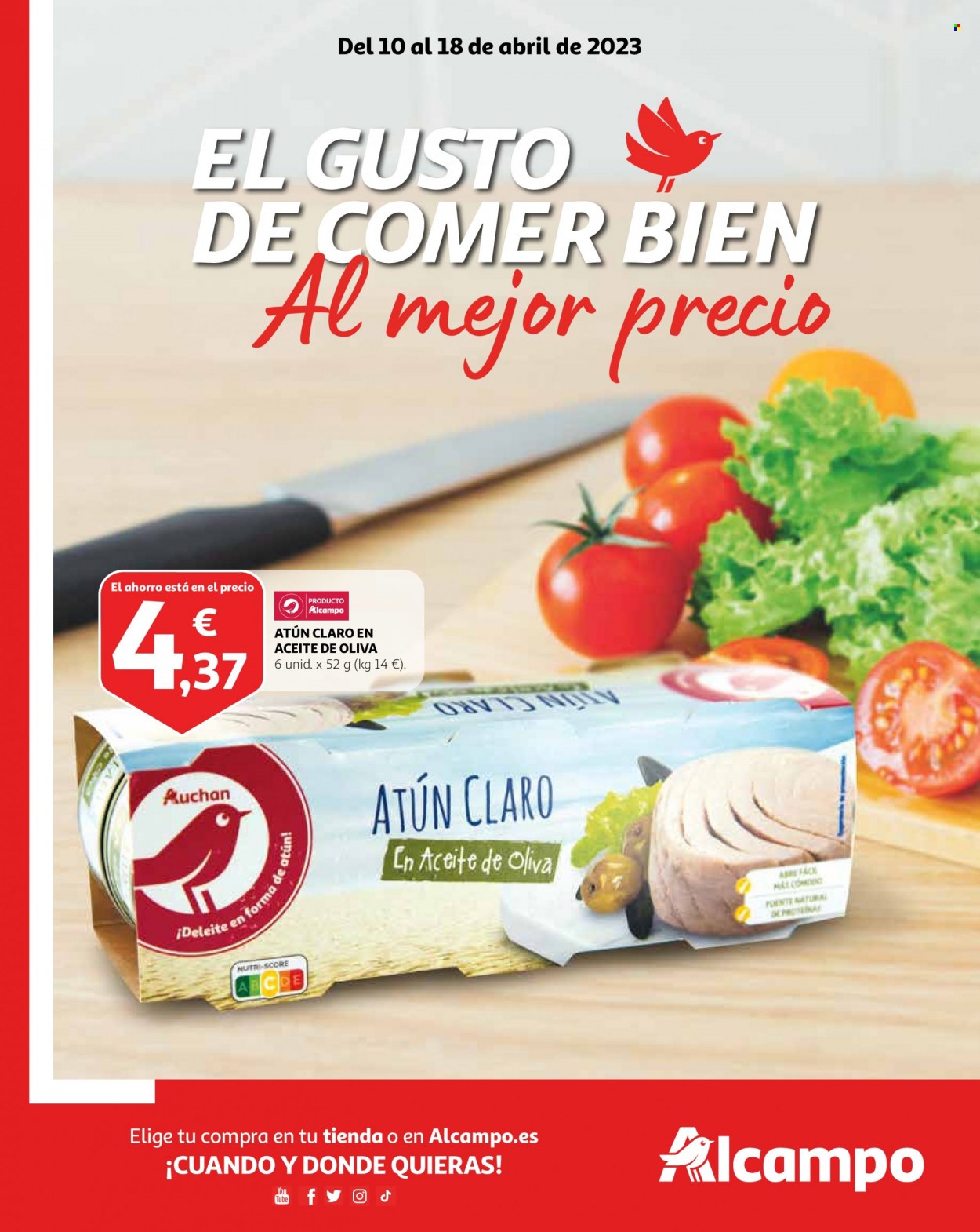 Folleto Alcampo - 10/04/23 - 18/04/23. Página 1