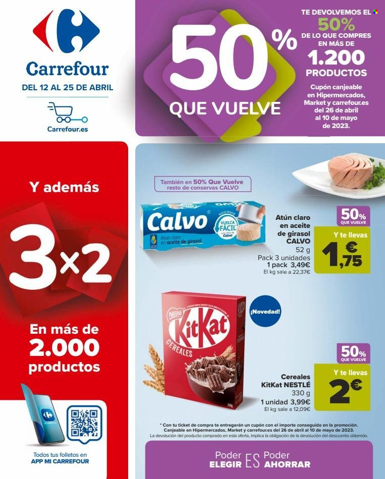Folleto Carrefour - 12/04/23 - 25/04/23. Página 1