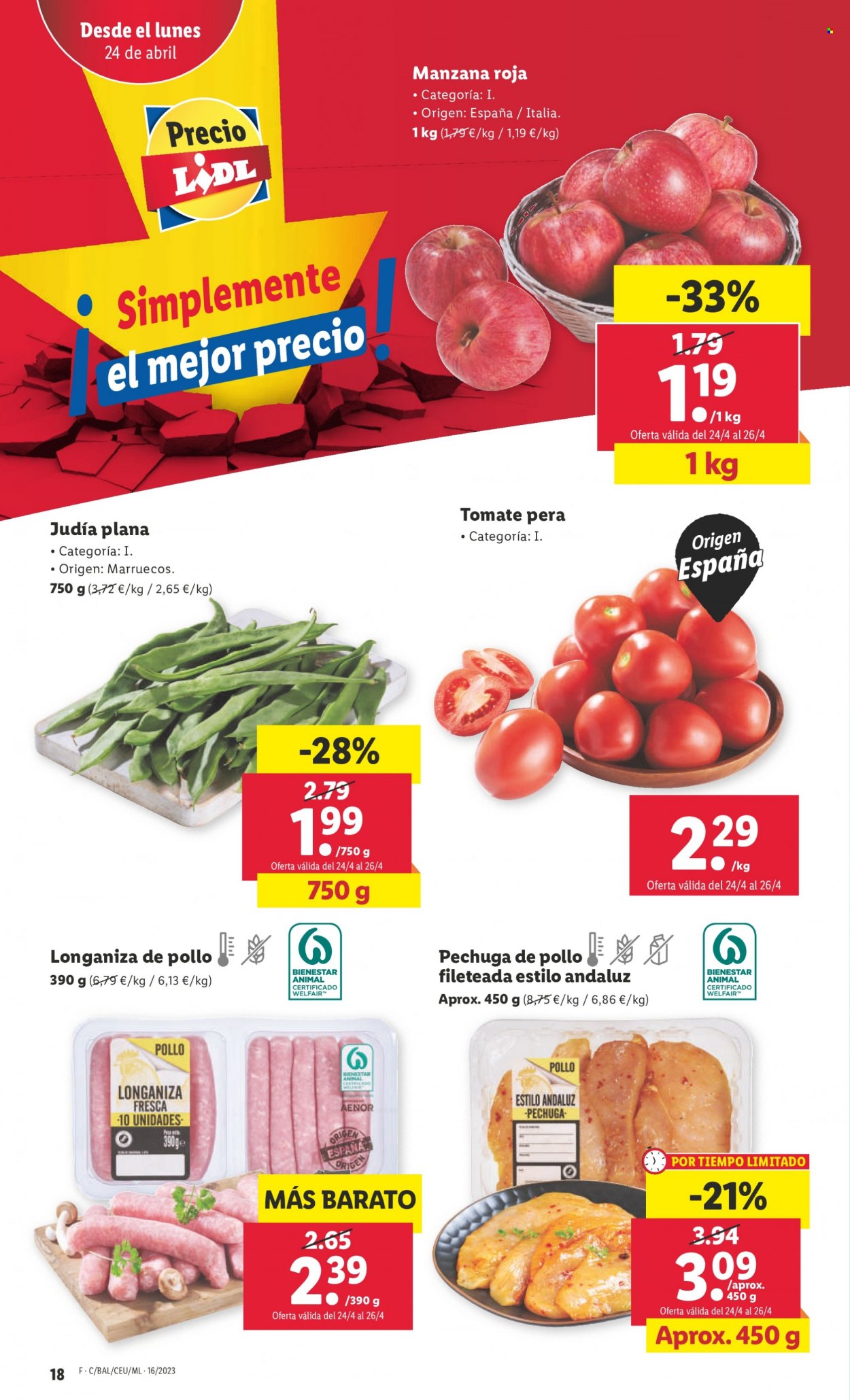 Folleto Lidl - 20/04/23 - 26/04/23. Página 18