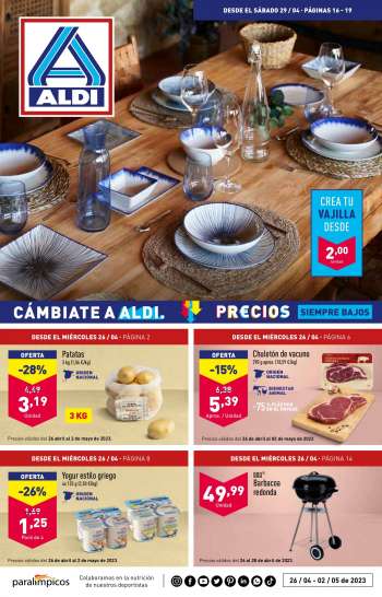 Folleto actual Aldi - 26/04/23 - 02/05/23.