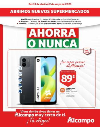 Folleto actual Alcampo - 19/04/23 - 02/05/23.