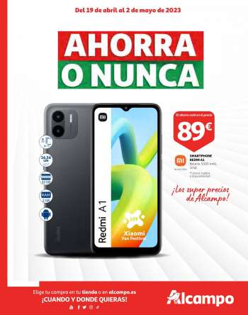 Folleto actual Alcampo - 19/04/23 - 02/05/23.