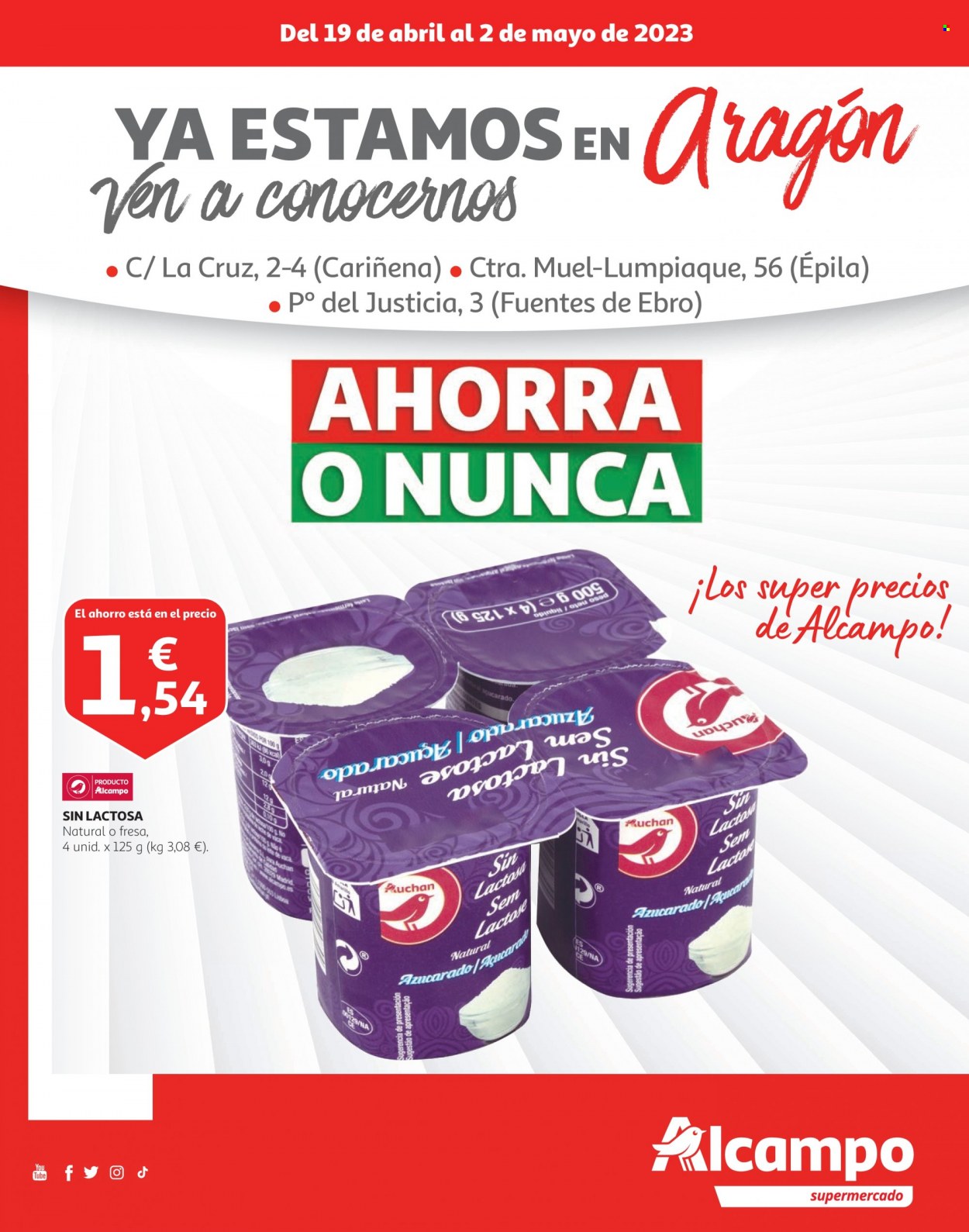 Folleto Alcampo - 19/04/23 - 02/05/23. Página 1