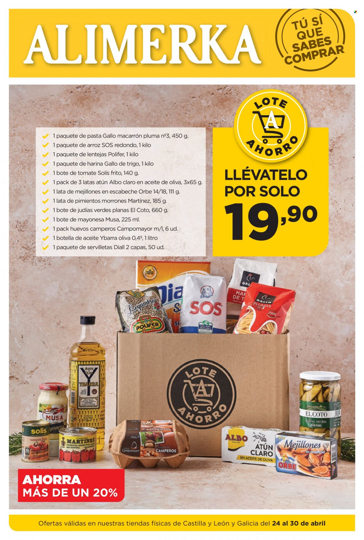 Folleto Alimerka - 24/04/23 - 30/04/23. Página 1