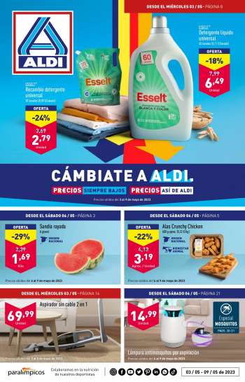 Folheto Aldi - 3.5.2023 - 9.5.2023.