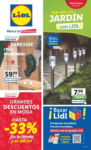Folleto actual Lidl - 04/04/23 - 10/05/23.