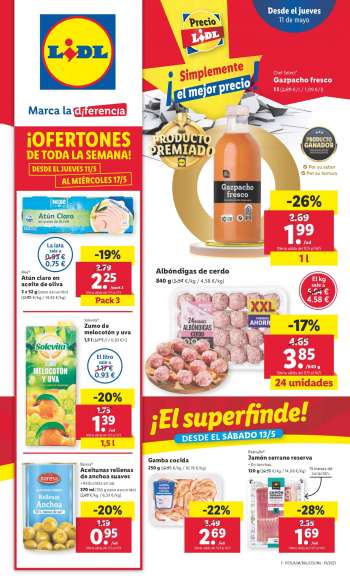 Folleto actual Lidl - 11/05/23 - 17/05/23.