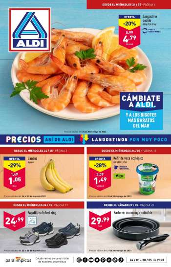Folleto actual Aldi - 24/05/23 - 30/05/23.