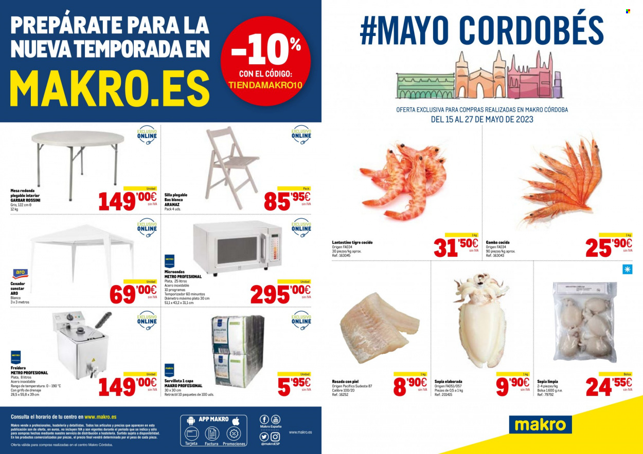 Folleto Makro - 15/05/23 - 27/05/23. Página 1