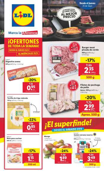 Folleto actual Lidl - 25/05/23 - 31/05/23.