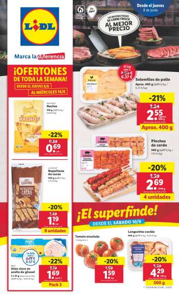 Folleto actual Lidl - 08/06/23 - 14/06/23.