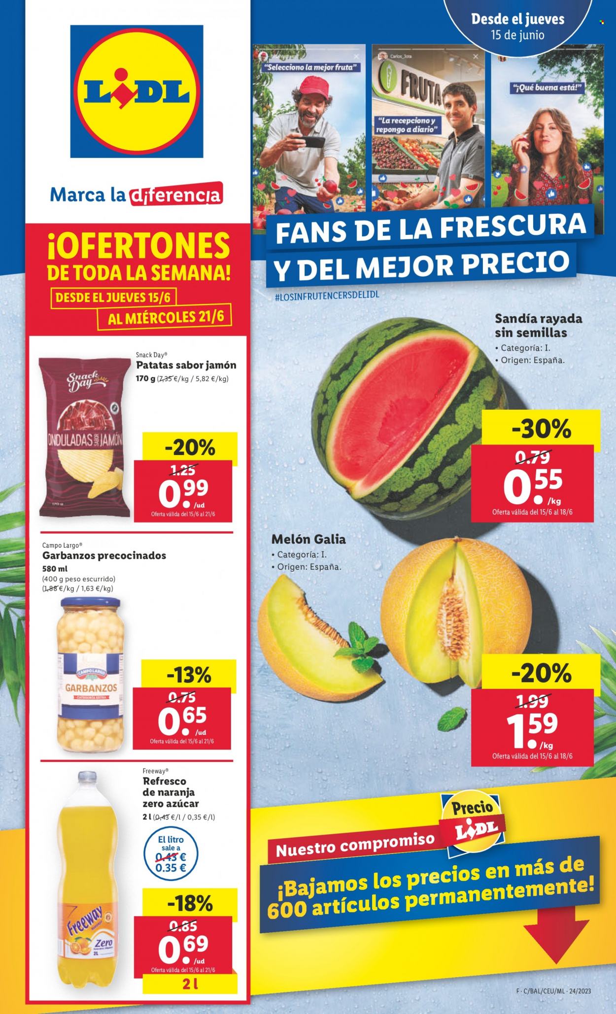Folleto Lidl - 15/06/23 - 21/06/23. Página 1
